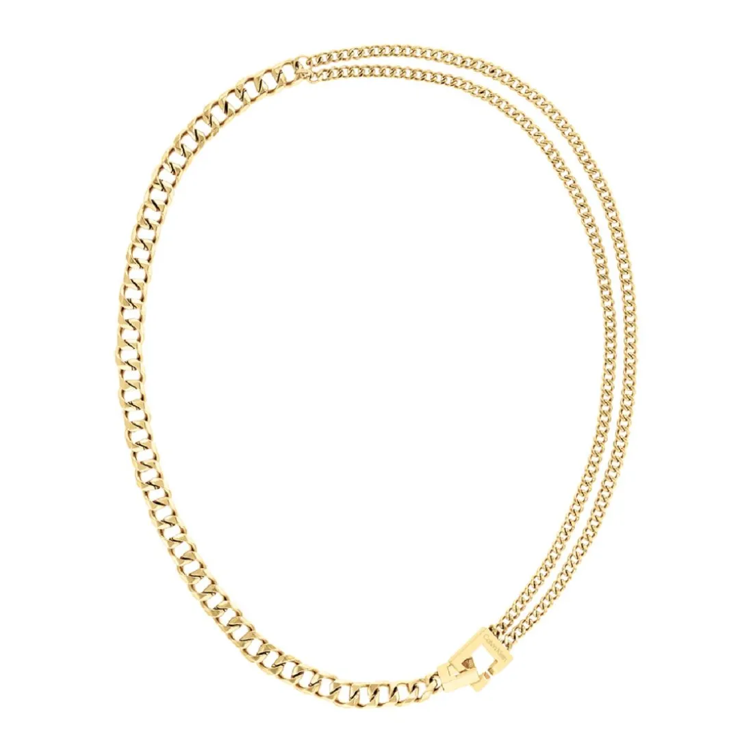 Collier Femme Calvin Klein Divergent Links - 35000466 Acier Doré