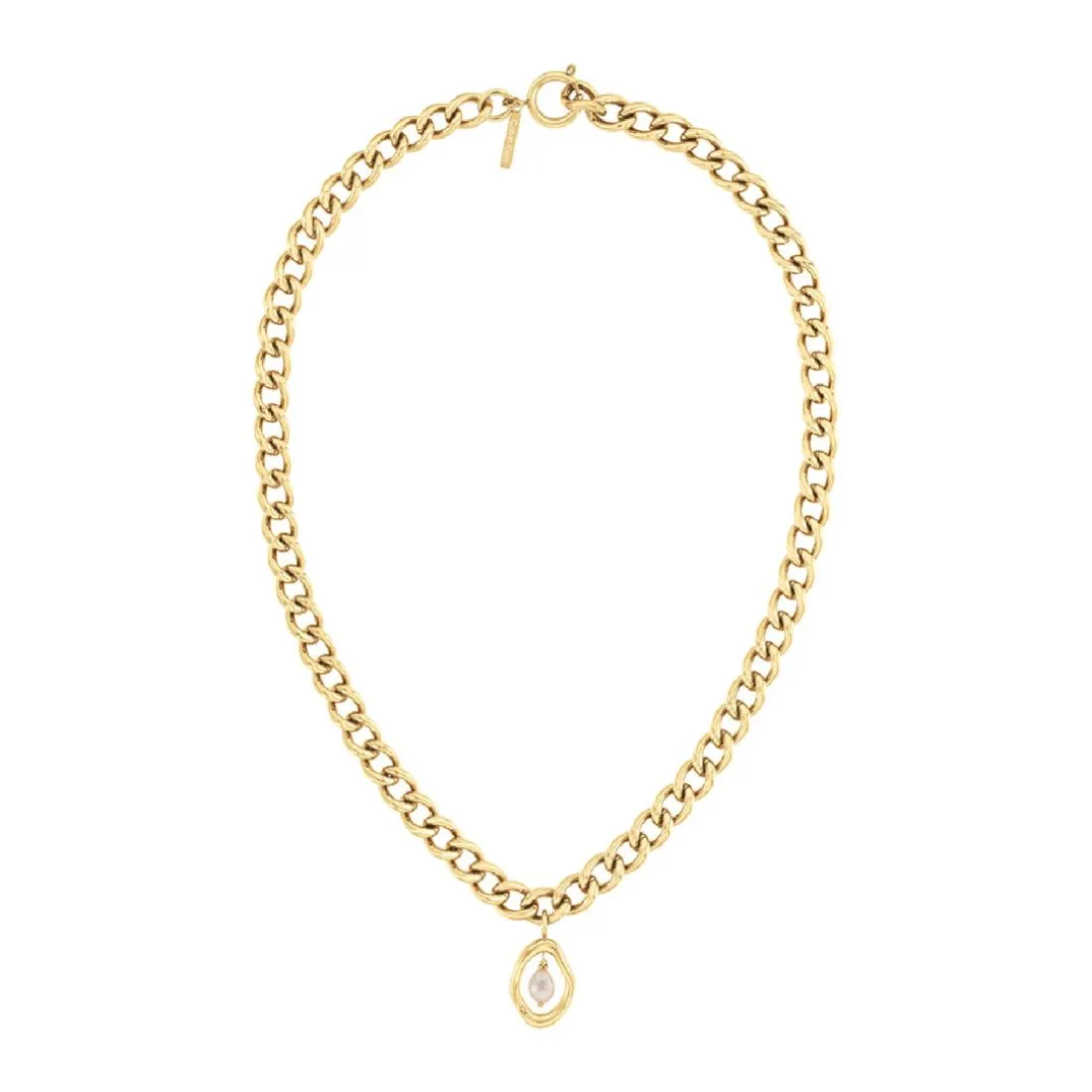 Collier Femme Calvin Klein Edgy Pearls - 35000560 Acier Doré