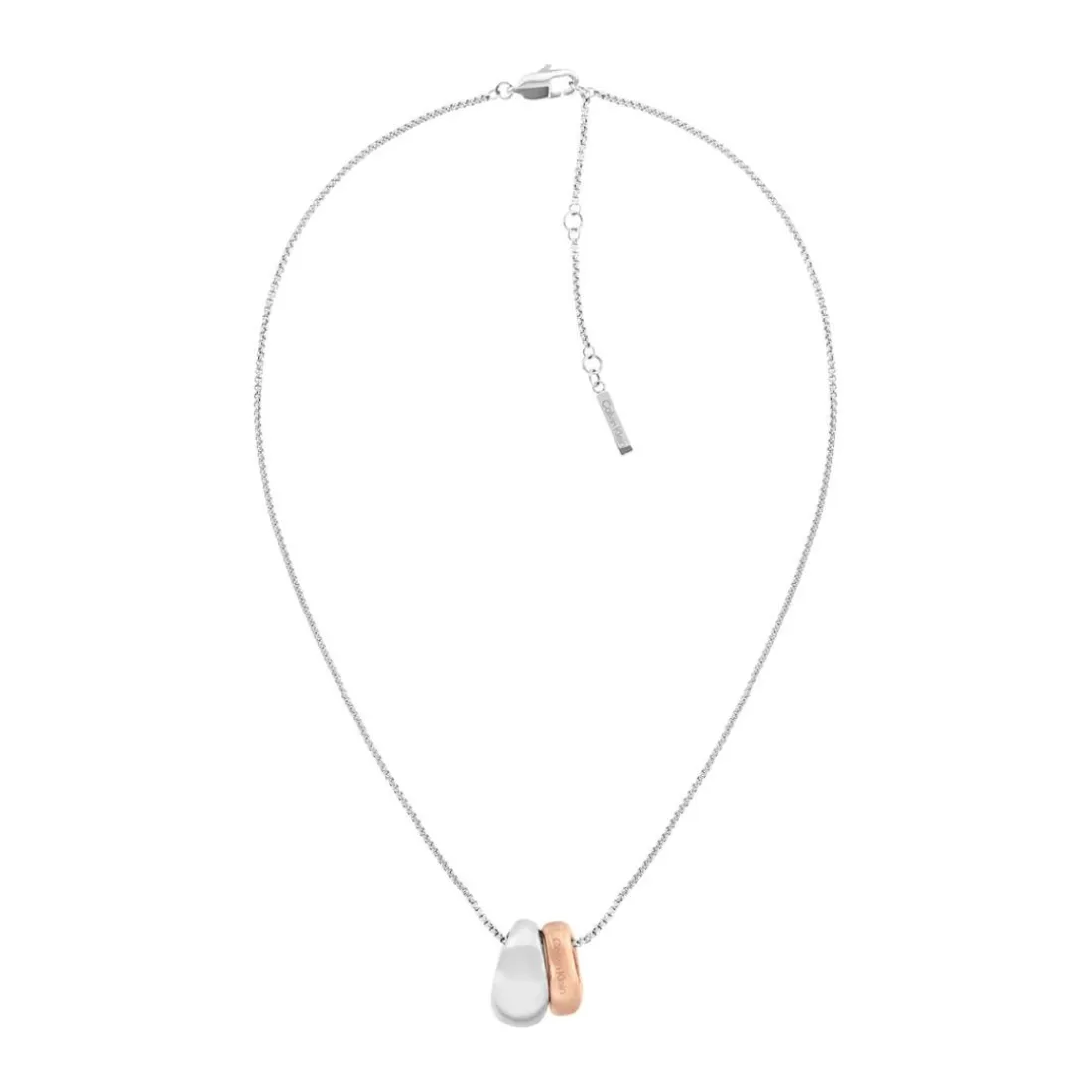 Collier Femme Calvin Klein Refine - 35000610 Acier Argent, Doré rose