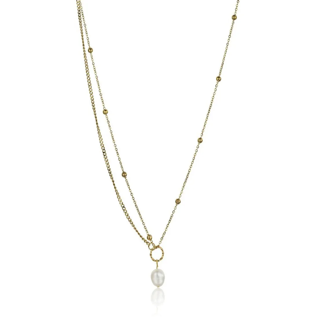 Collier femme Emily Westwood EWN23080G - Acier Doré