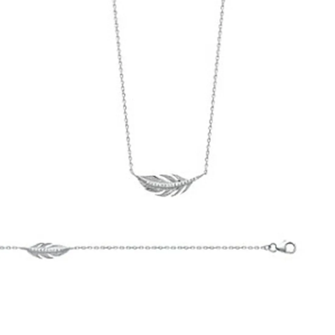 Collier Femme fantaisie oxyde zirconium Argent Maison de la Bijouterie VWZW3445