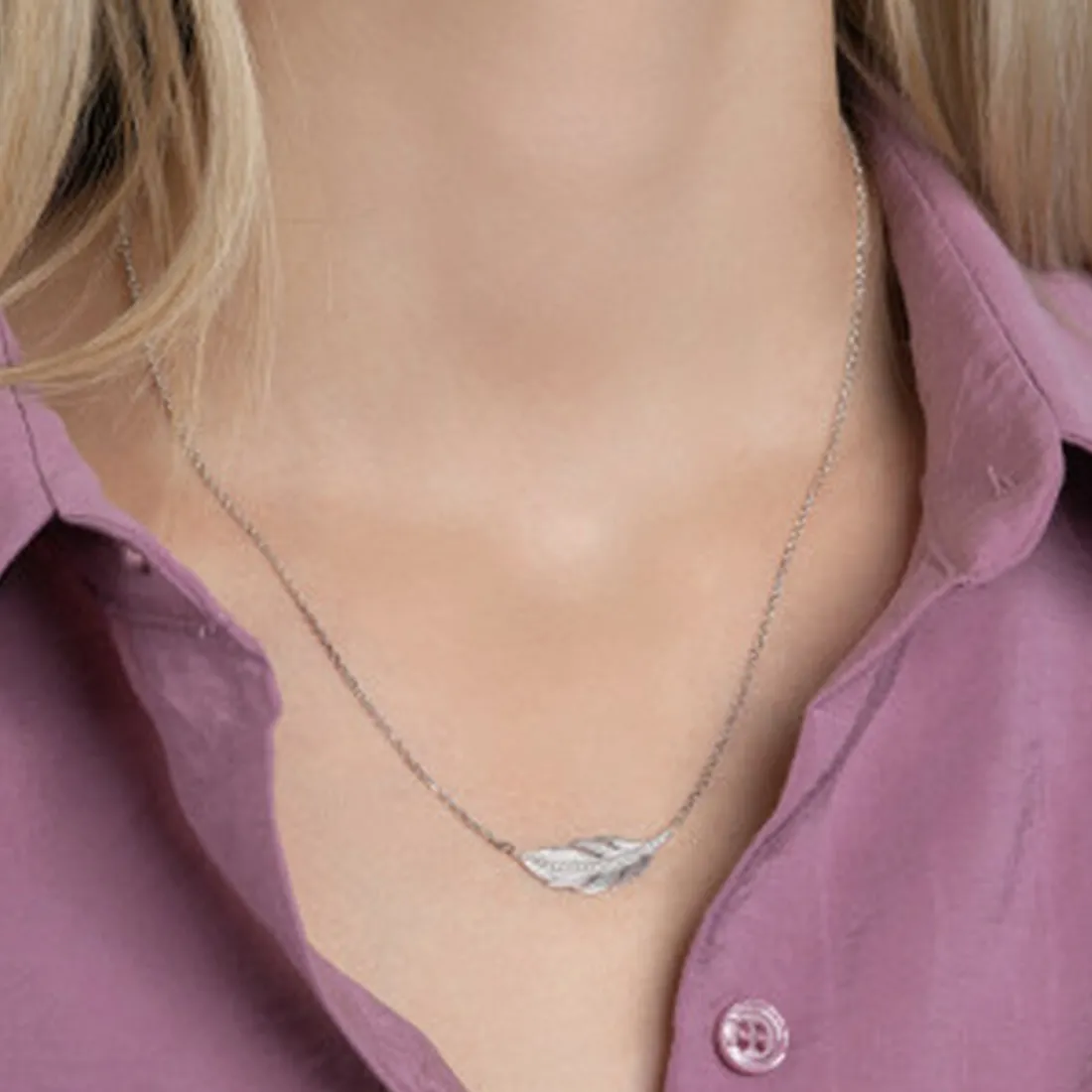 Collier Femme fantaisie oxyde zirconium Argent Maison de la Bijouterie VWZW3445