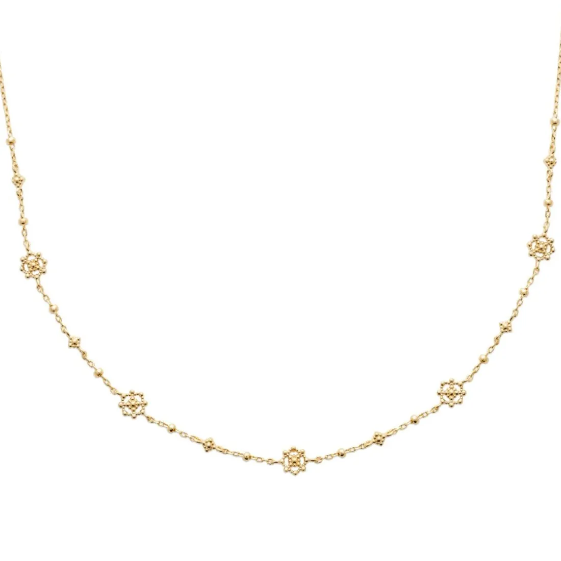 Collier femme fantaisie plaqué or Maison de la Bijouterie UYY04545