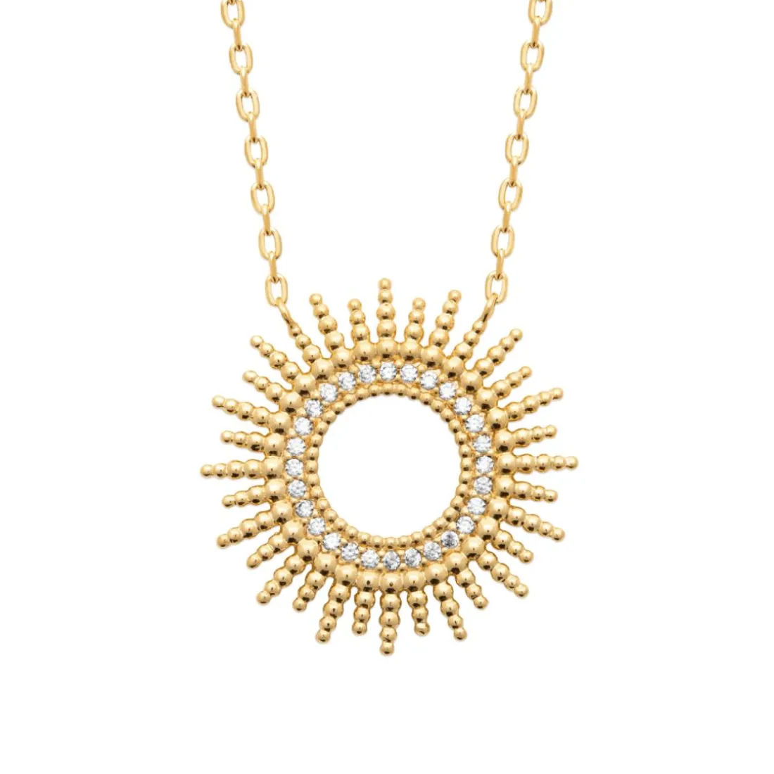 Collier femme fantaisie plaqué or Maison de la Bijouterie UW33Y545