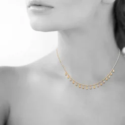 Collier femme fantaisie plaqué or Maison de la Bijouterie UWZU0545