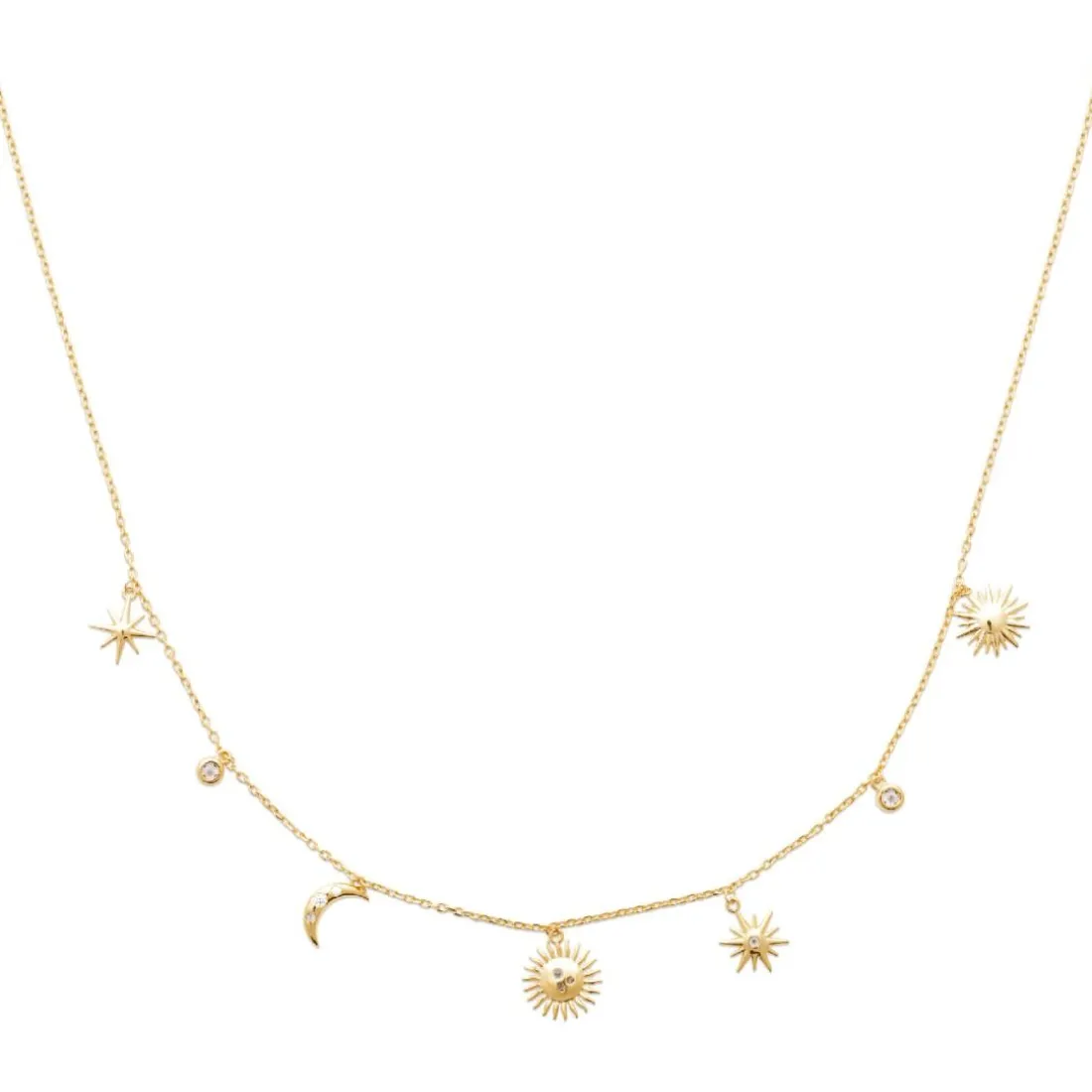 Collier femme fantaisie plaqué or Maison de la Bijouterie UW3V3045