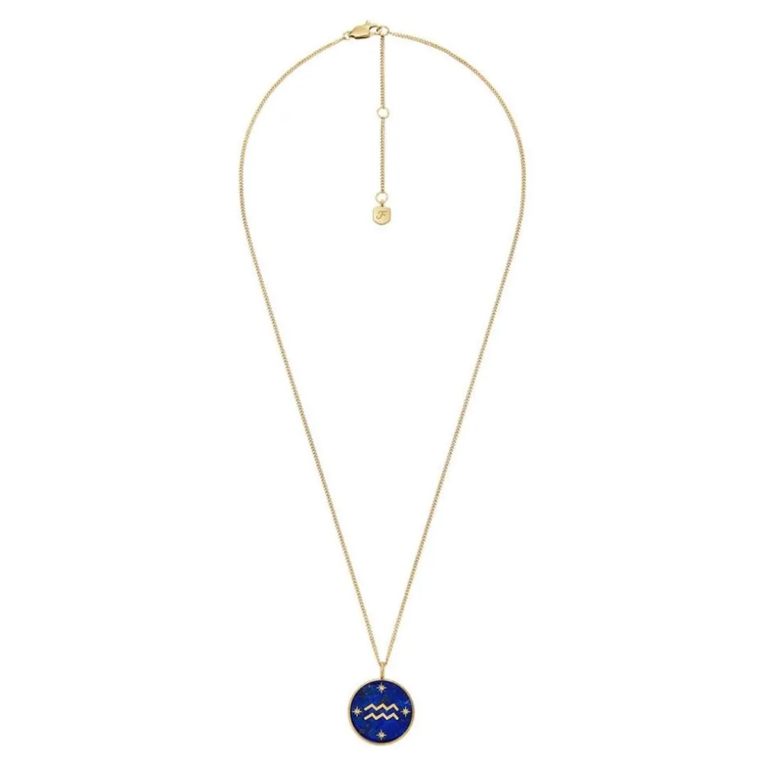 Collier Femme Fossil Bijoux Signes du Zodiaque Verseau - JF04849710 Acier inoxydable