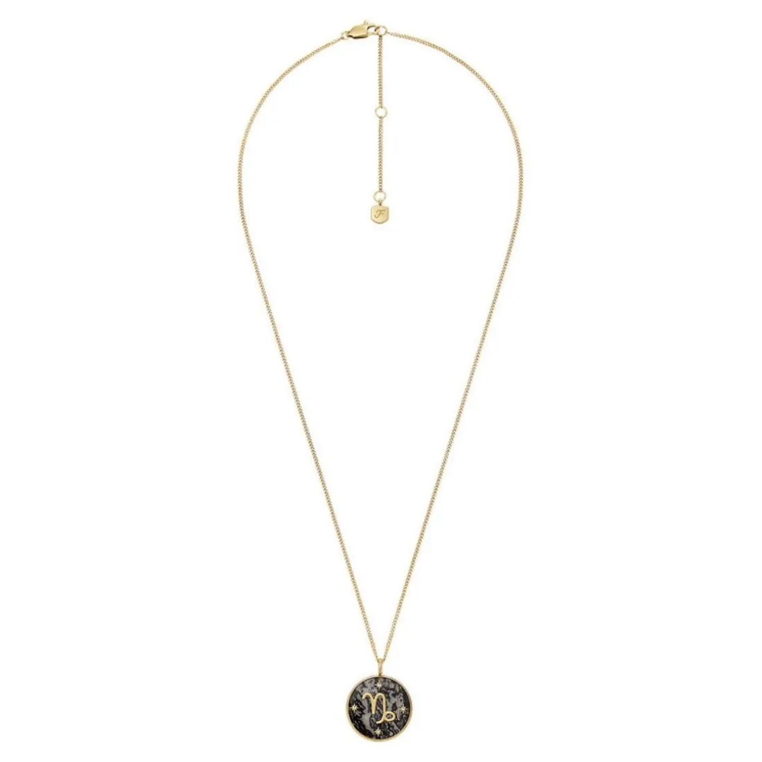 Collier Femme Fossil Bijoux Signes du Zodiaque Capricorne - JF04847710 Acier inoxydable