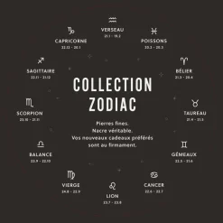 Collier Femme Fossil Bijoux Signes du Zodiaque Scorpion - JF04845710 Acier inoxydable