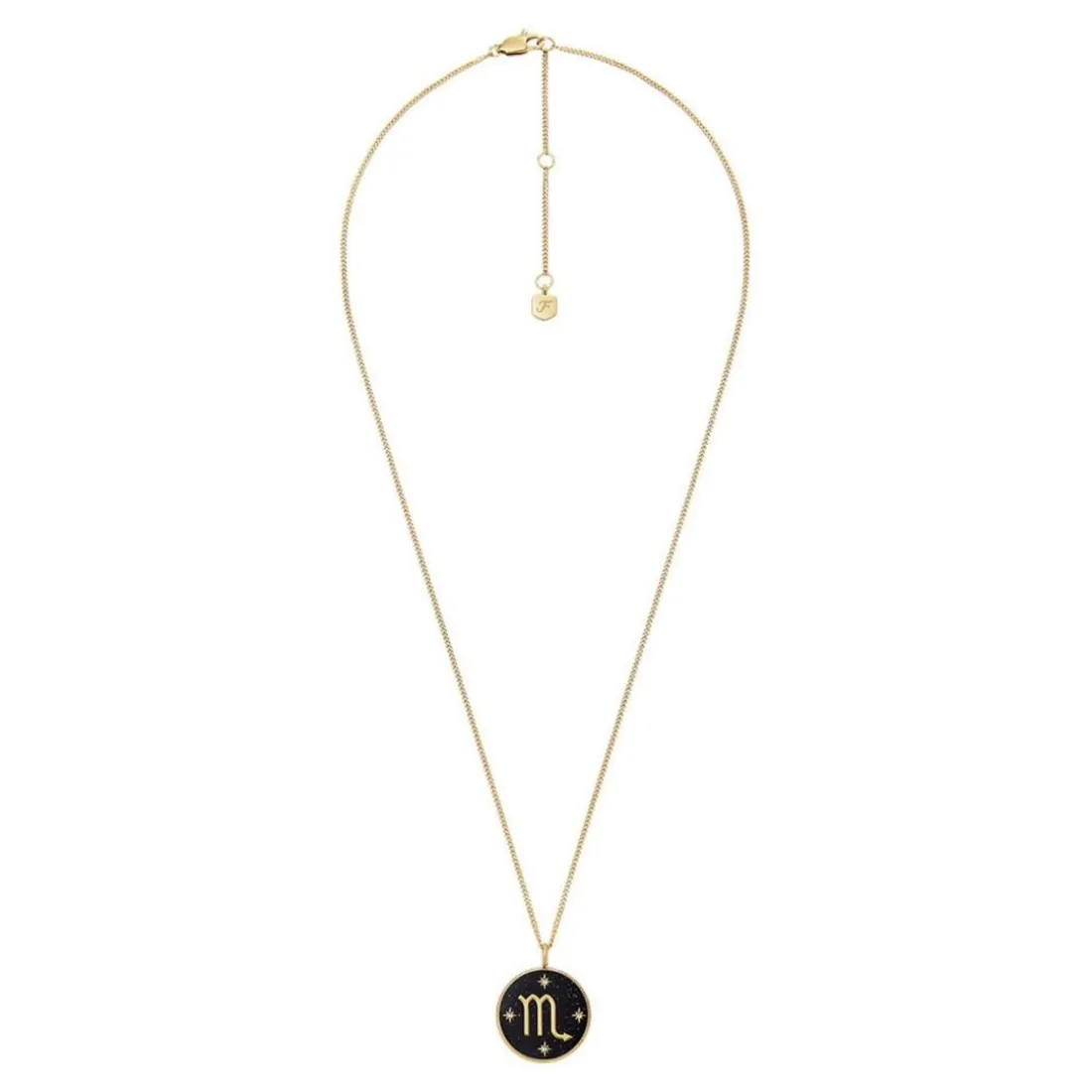 Collier Femme Fossil Bijoux Signes du Zodiaque Scorpion - JF04845710 Acier inoxydable