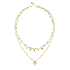 Collier Femme Guess Bijoux Crazy In Love JUBN05208JWYG Acier Doré