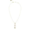 Collier Femme Guess Bijoux 4G Light JUBN05234JWYG Acier Doré