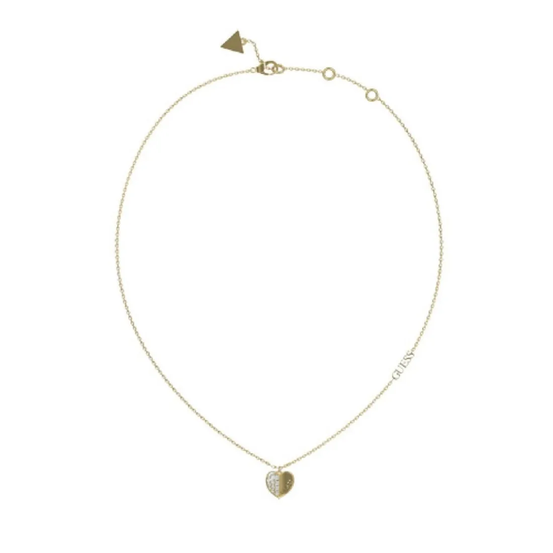 Collier femme Guess Bijoux JUBN03035JWYG - LOVELY GUESS Acier Doré