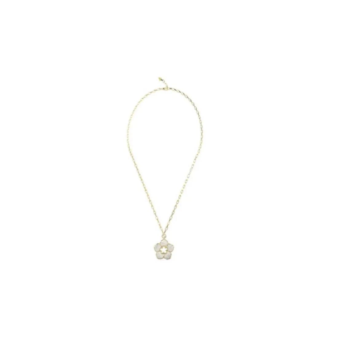 Collier Femme Guess Bijoux Shining Winter - JUBN04463JWYG Acier Doré