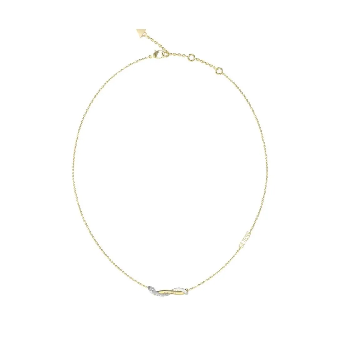 Collier Femme Guess Bijoux Twist JUBN05066JWYGRH Acier Doré