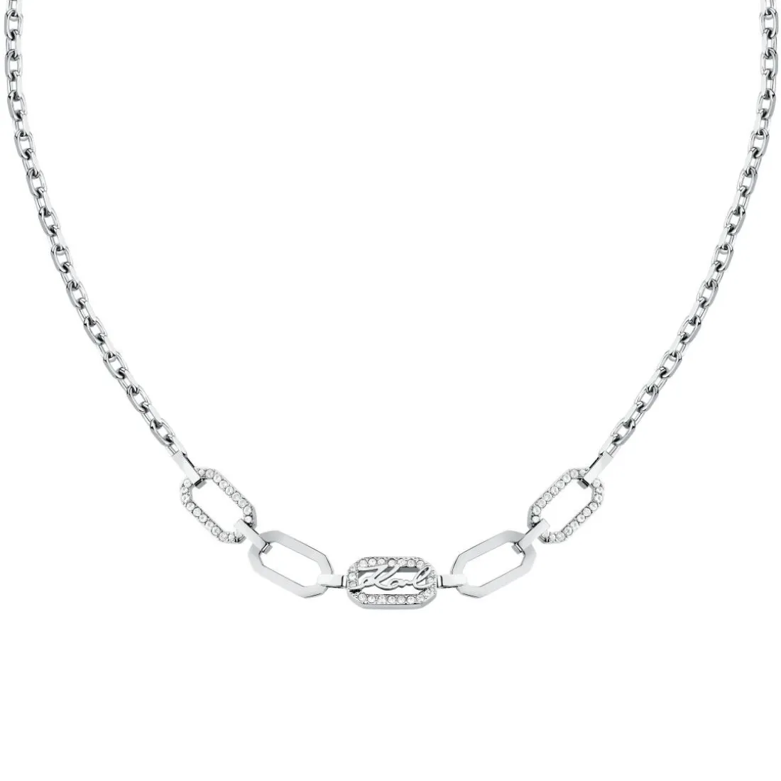 Collier Femme Karl Lagerfeld Stone - KLAYC14 Acier Argent