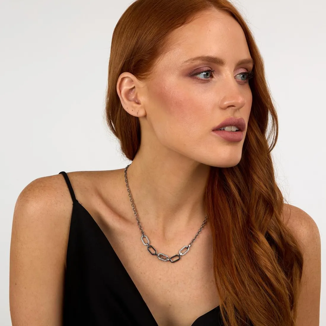 Collier Femme Karl Lagerfeld Stone - KLAYC14 Acier Argent
