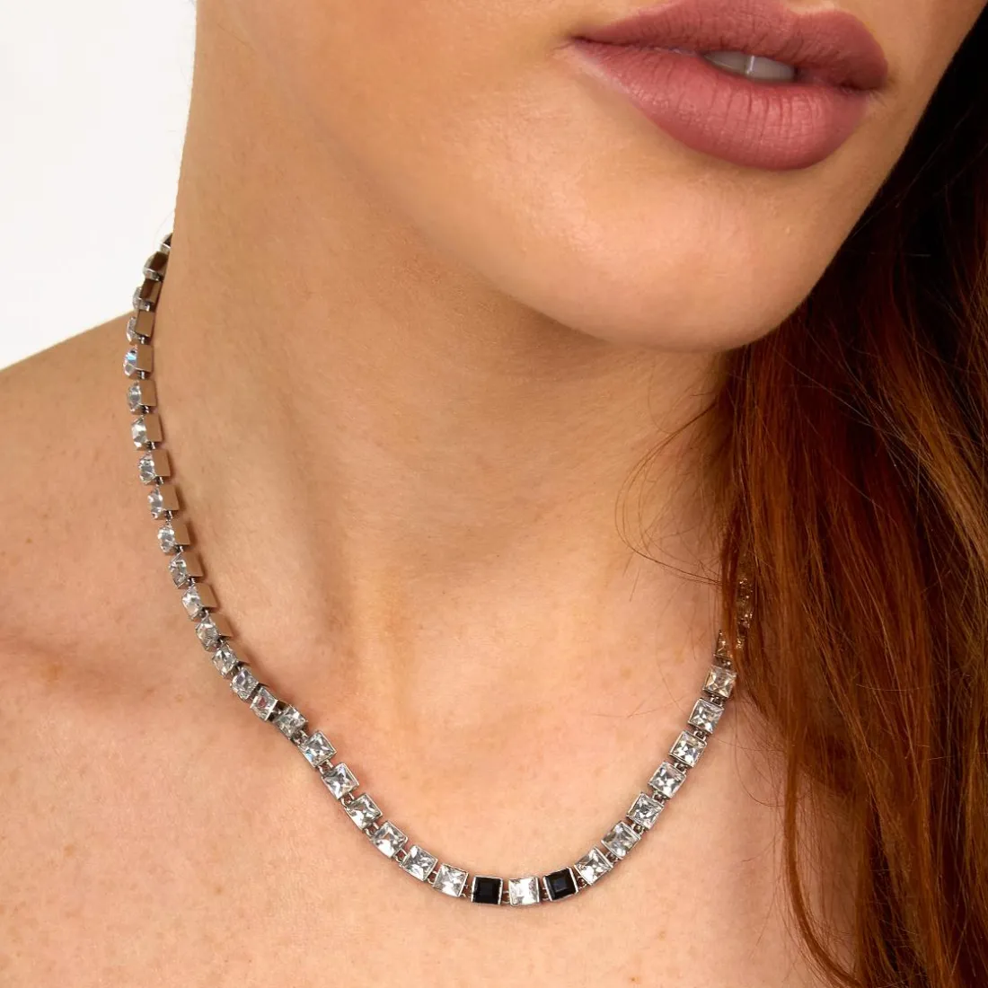 Collier Femme Karl Lagerfeld Stone - KLAYC06 Acier Argent