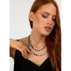 Collier Femme Karl Lagerfeld Stone - KLAYC01 Acier Argent