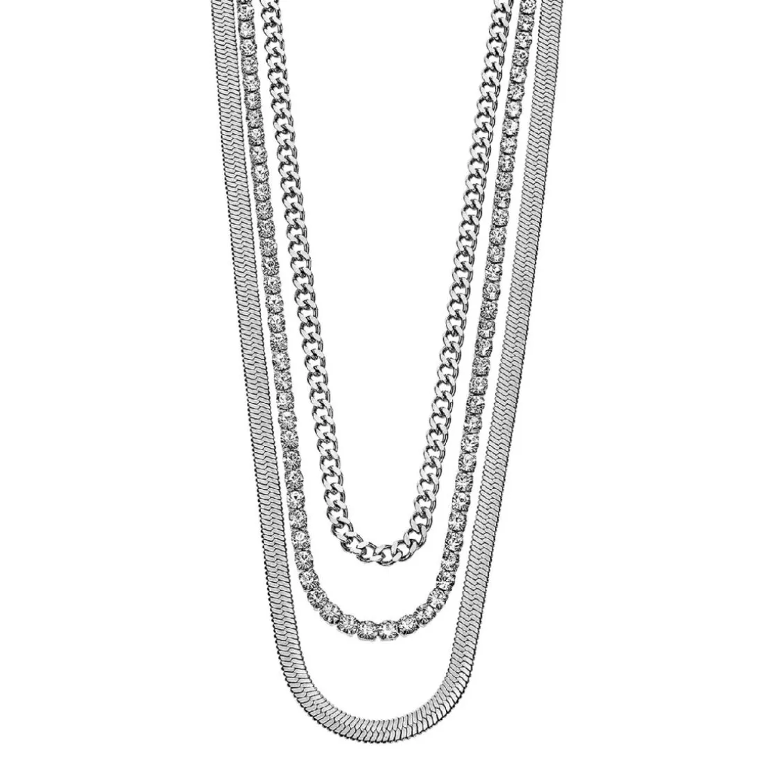 Collier Femme Lotus Style Bijoux Urban Woman - LS2342-1-1 Acier