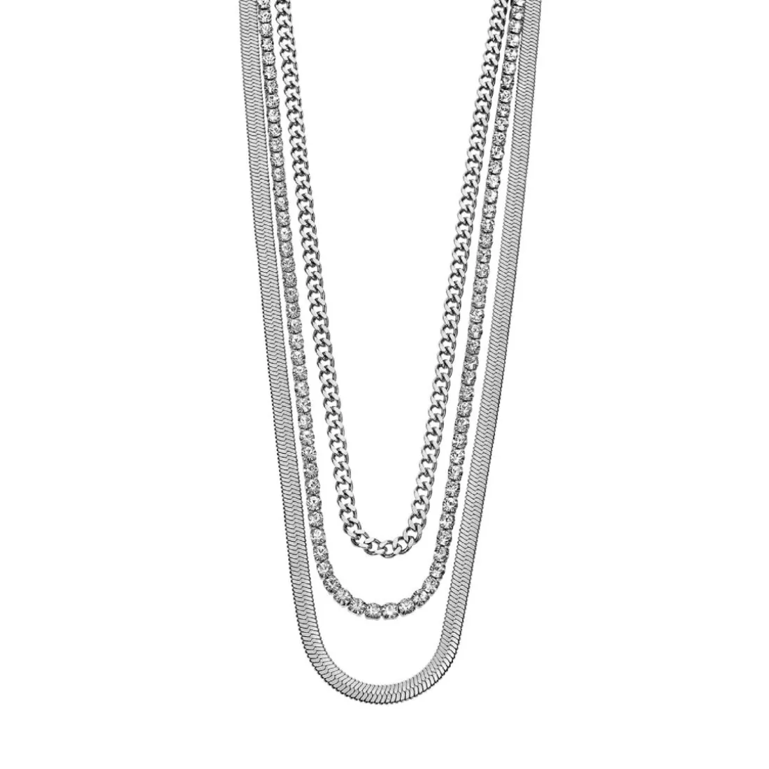 Collier Femme Lotus Style Bijoux Urban Woman - LS2342-1-1 Acier
