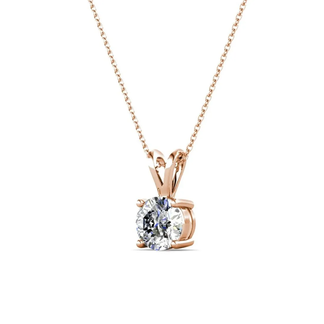 Collier Femme MYC-Paris Solitaire - DP0079-RG Laiton Doré rose