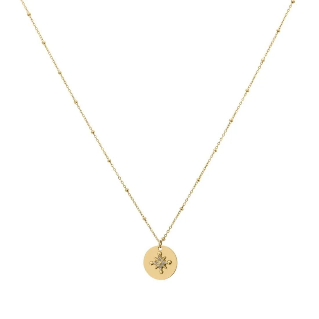 Collier Femme Pierre Lannier Bijoux Persea - BJ21A0201 Acier Doré
