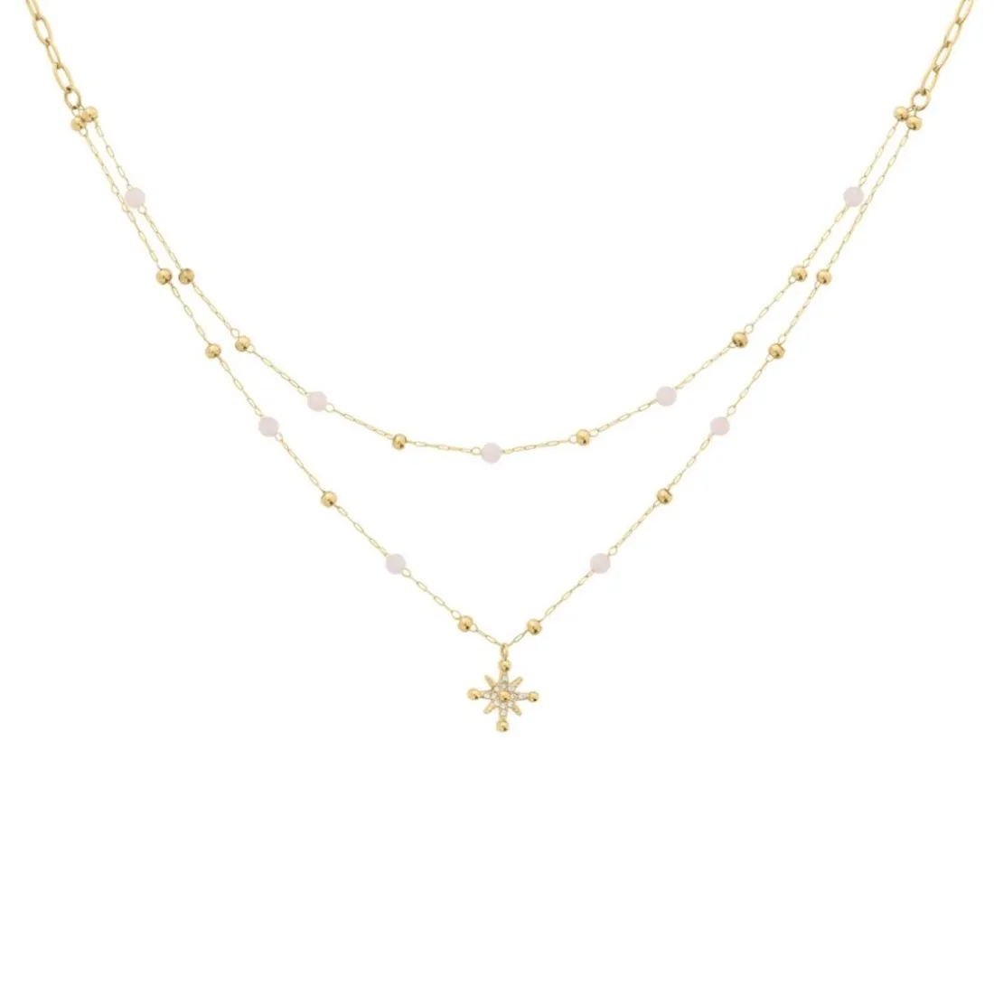 Collier Femme Pierre Lannier Bijoux Australe - BJ22A4251 Acier Doré