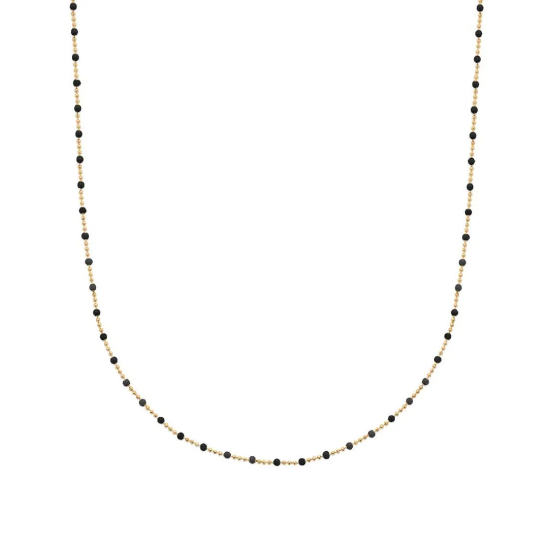Collier femme plaqué or laque - YU0U3U45