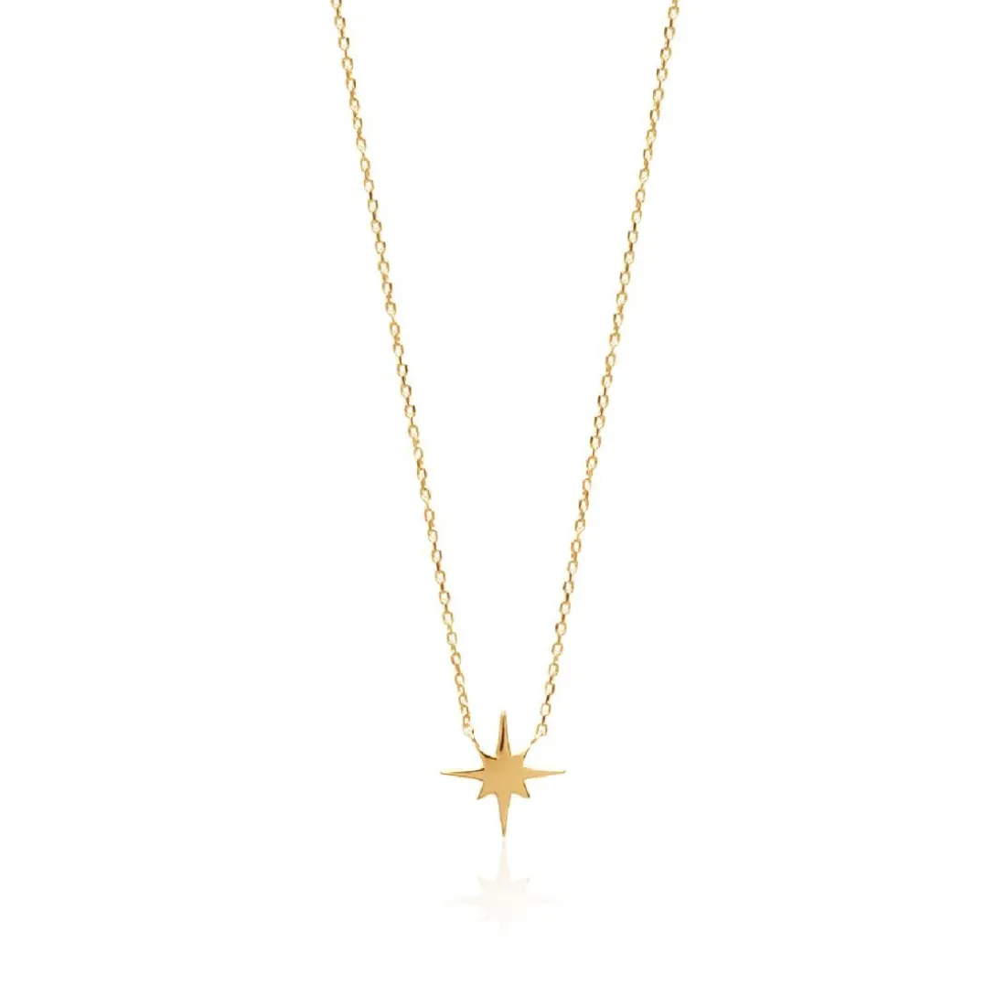 Collier femme plaqué or étoile Maison de la Bijouterie UYZ40W45 Plaqué or