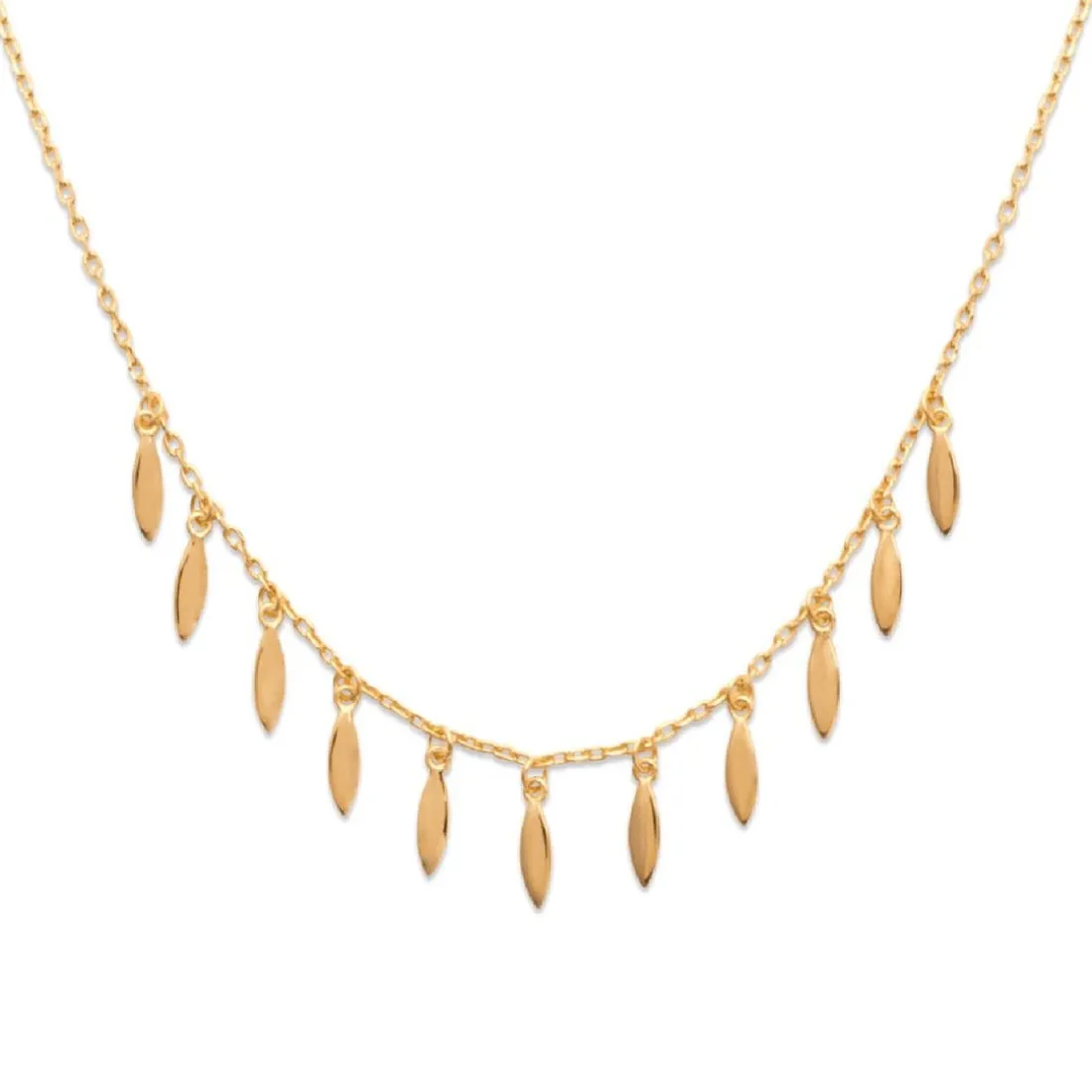 Collier femme plaqué or - UYZ4U645