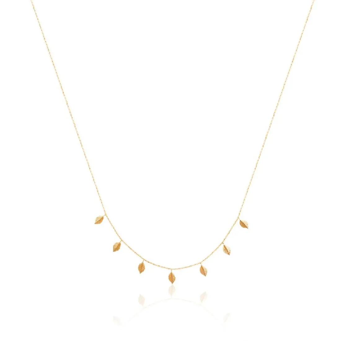 Collier femme plaqué or - UYZ53W45