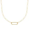 Collier femme plaqué or - UYZWU545