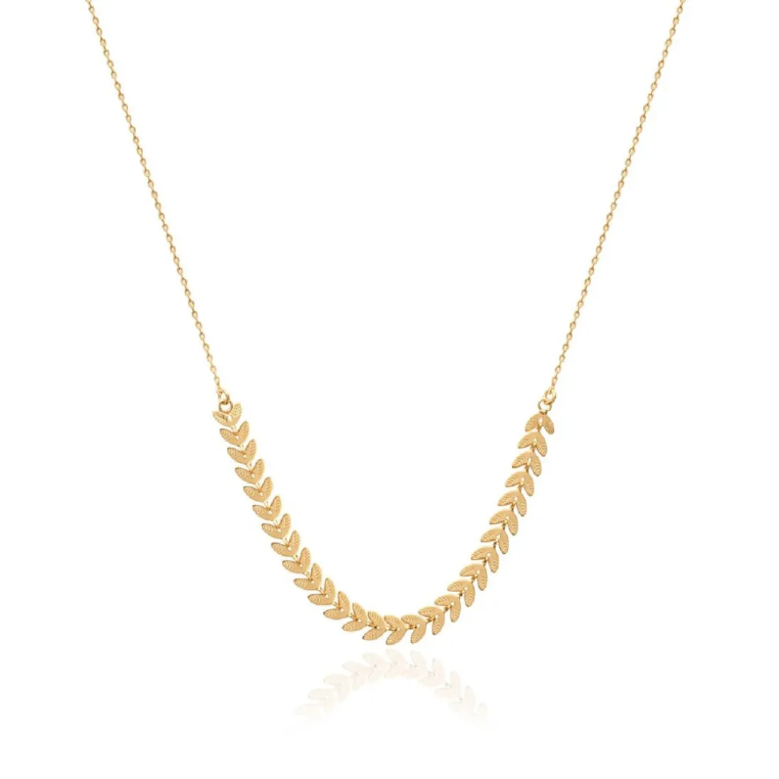 Collier femme plaqué or - YU0U0U4Y