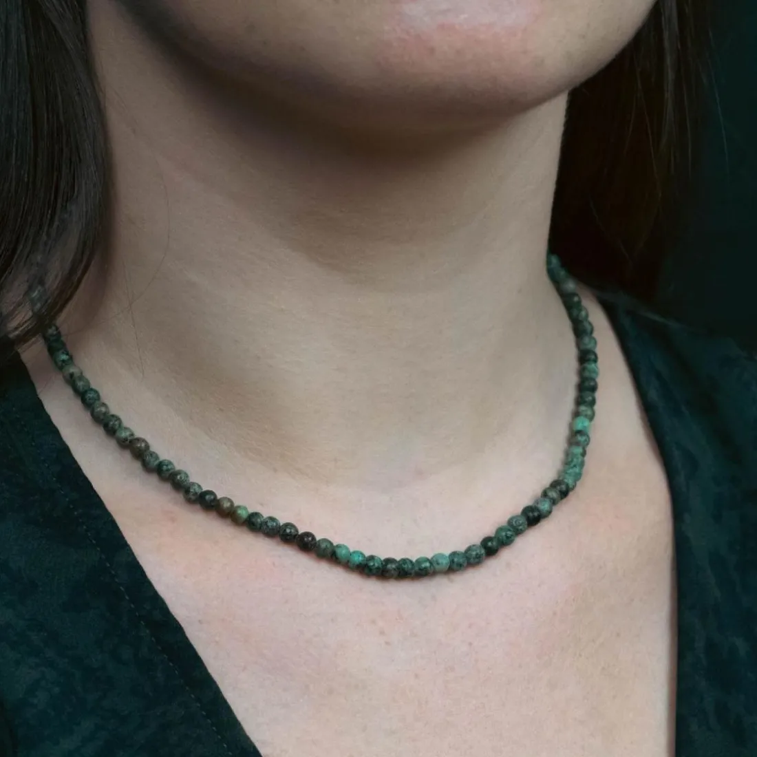 Collier Femme Sloya Serena Turquoise Africain