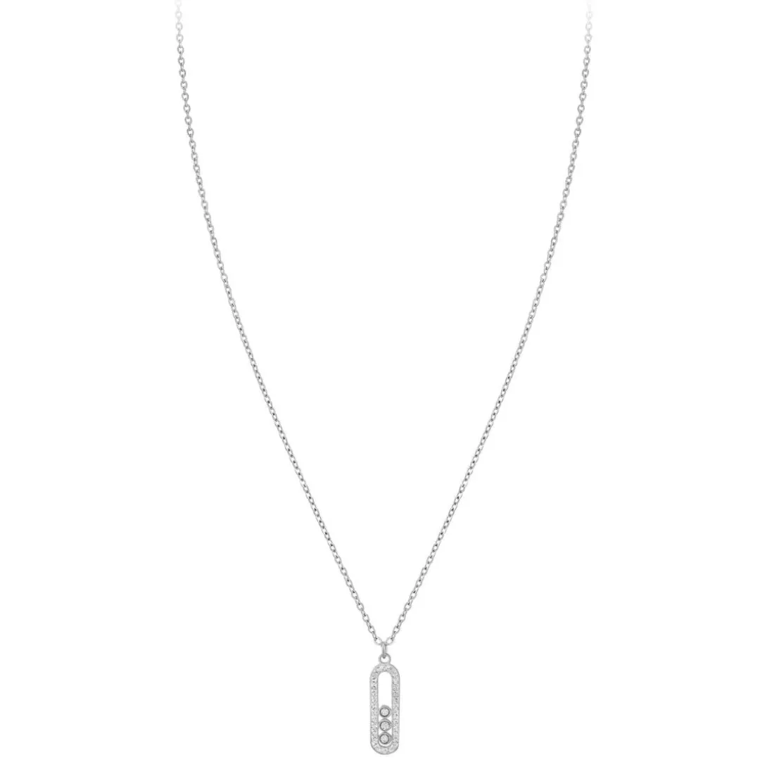 Collier Femme So Charm - B3363-ARGENT - Collier Mode Argenté