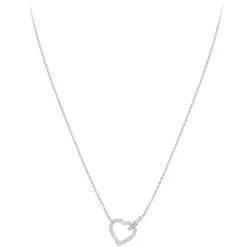 Collier Femme So Charm - B2939-ARGENT - Collier Coeur Argenté
