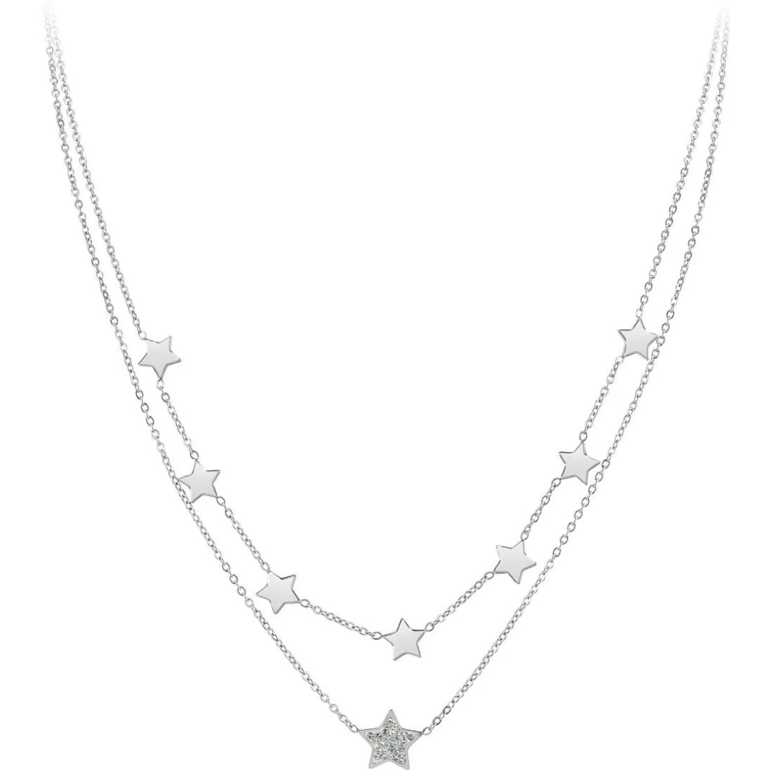Collier Femme So Charm - B2761-ARGENT - Collier Mode Argenté