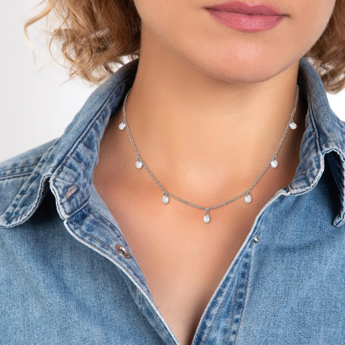 Collier Femme So Charm - B4172-ARGENT - Collier Mode Argenté
