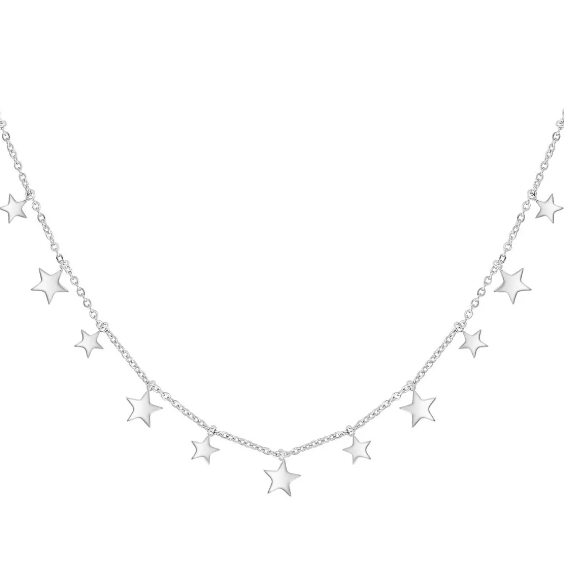 Collier Femme So Charm - B2263-ARGENT - Collier Étoile Argenté