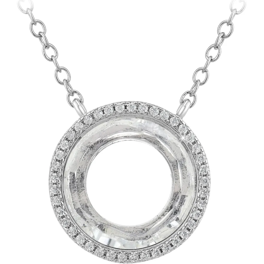 Collier Femme So Charm - B4234-BLANC - Collier Mode Argenté