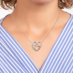 Collier Femme So Charm - B3297 - Collier Coeur Argenté
