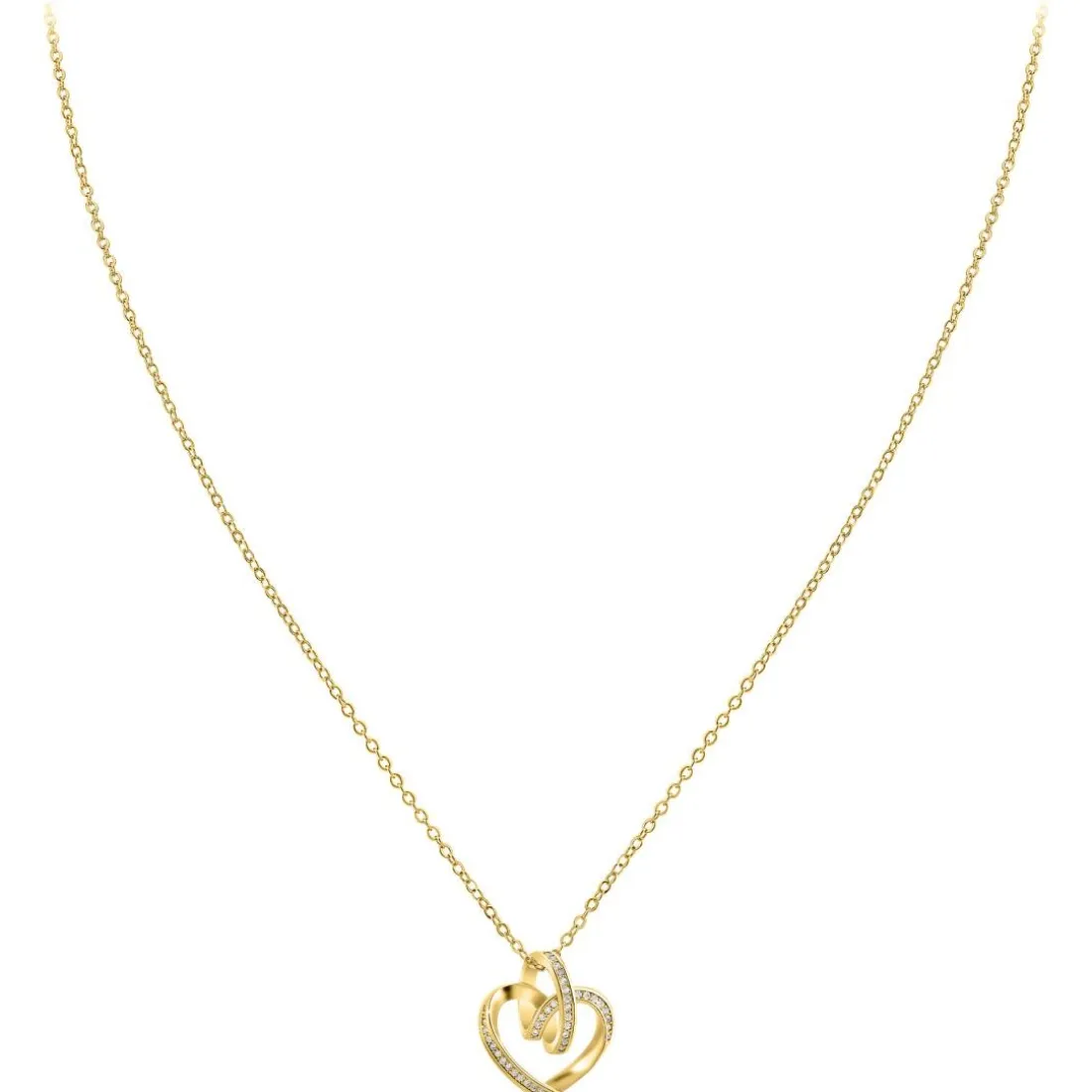 Collier Femme So Charm - B2809-DORE - Collier Coeur Doré