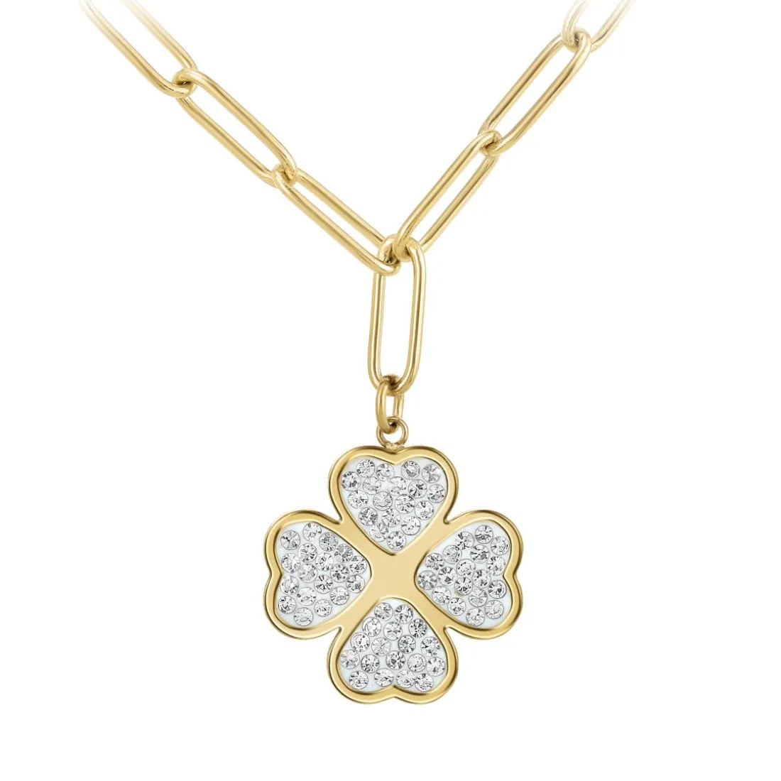 Collier Femme So Charm - B3201-DORE - Collier Trèfle Doré