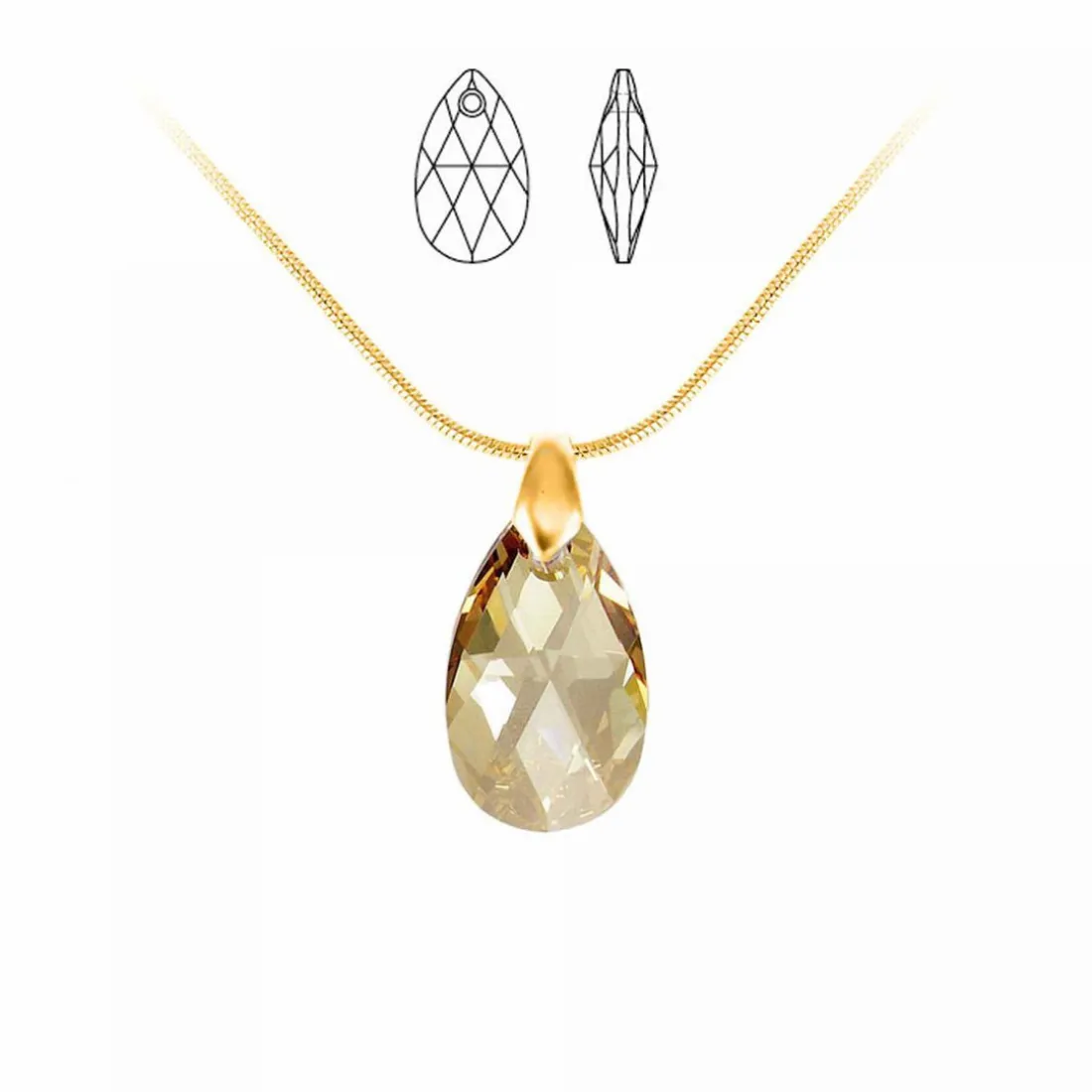 Collier femme So Charm - BS003-SN022-GOSH Métal Doré
