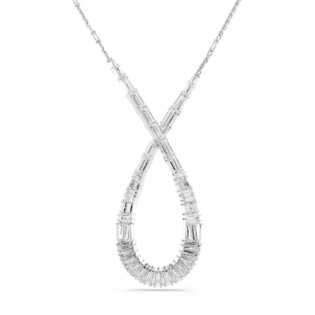 Collier Femme Swarovski Hyperbola L - 5679438 blanc,argent