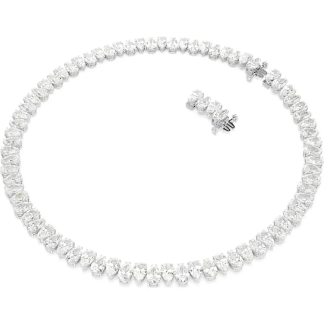 Collier Femme Swarovski Re Matrix - 5662277 blanc,argent