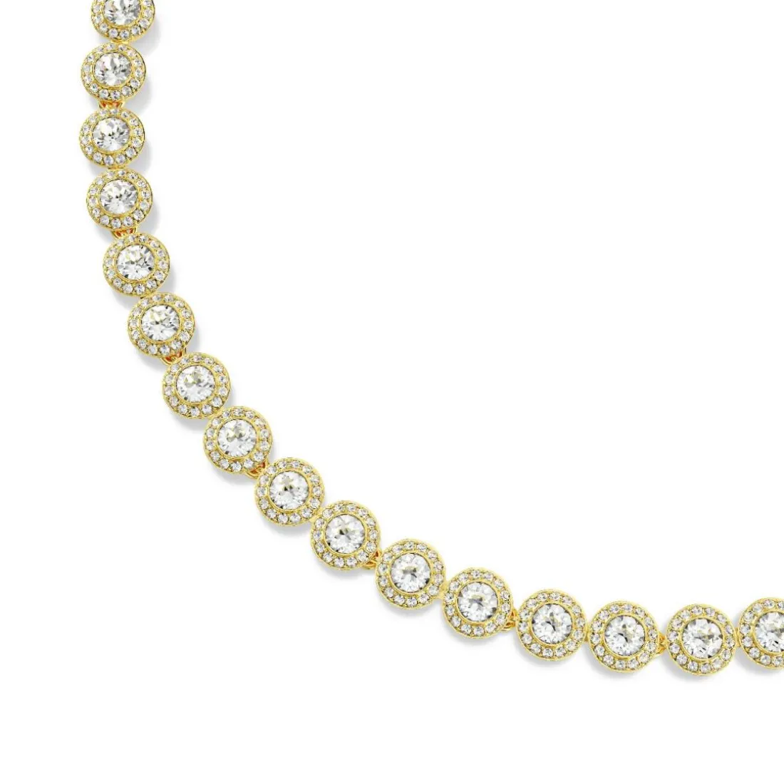 Collier Femme Swarovski Una Angelic - 5720505 Plaqué or Doré