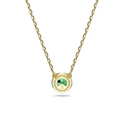 Collier Femme Swarovski Una - 5680557 Plaqué or Vert