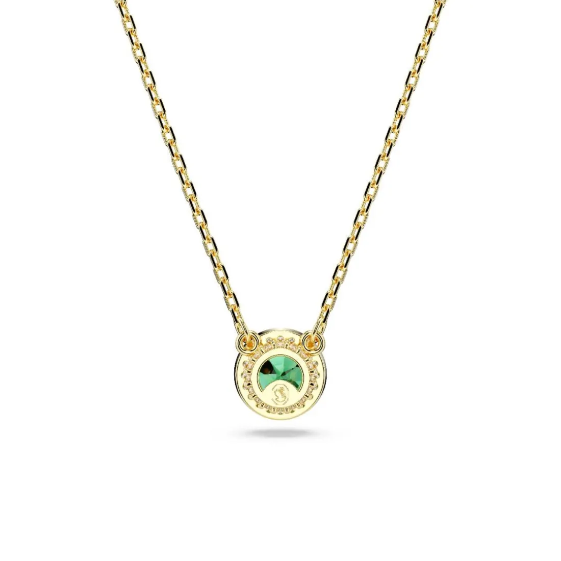 Collier Femme Swarovski Una - 5680557 Plaqué or Vert